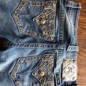Miss me jean capris size 25! Barley wore